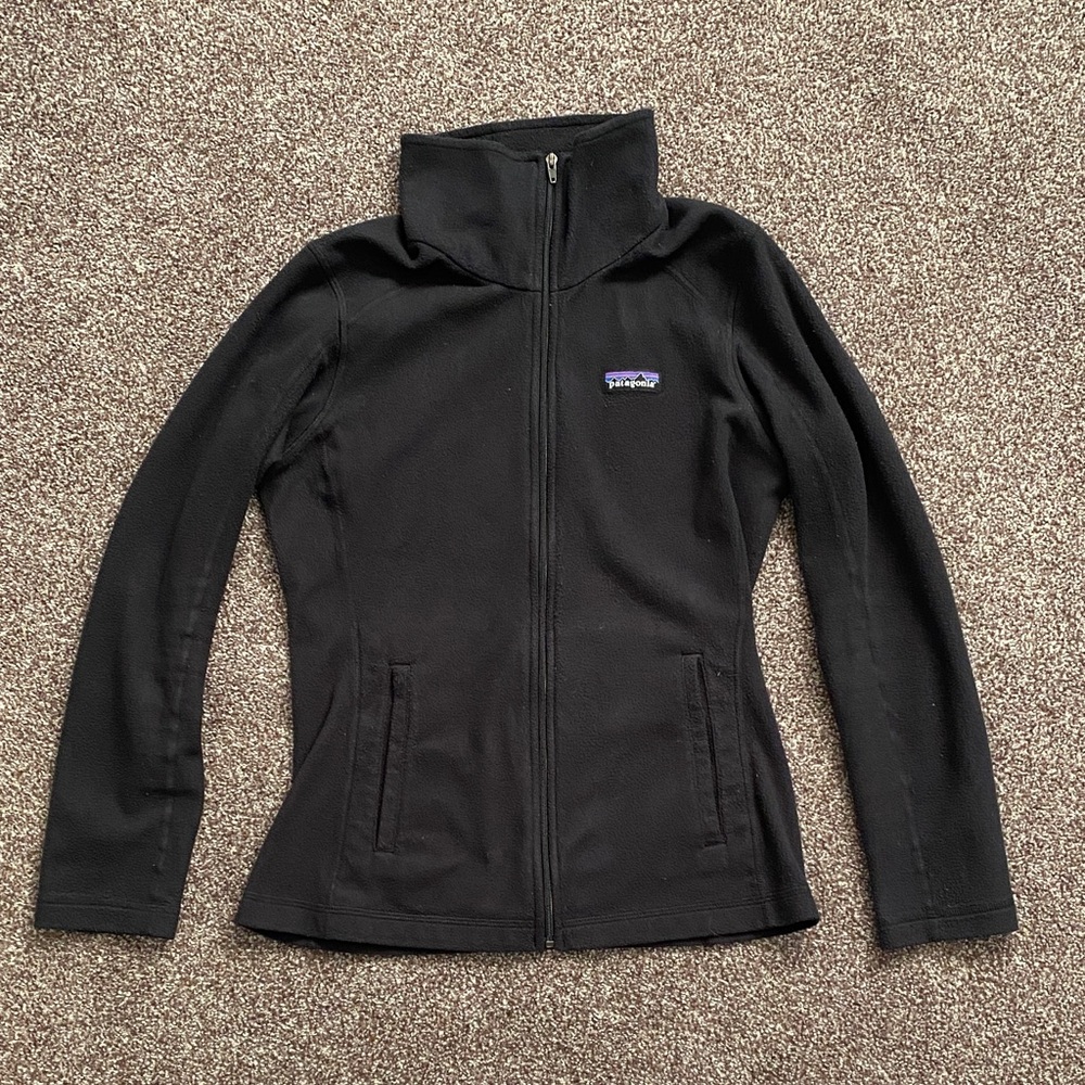 Patagonia Micro Fleece Full Zip Jacket Black